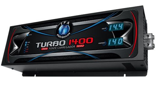 Carregador Eletrônico de Baterias JFA TURBO 1400 (140 AMP)